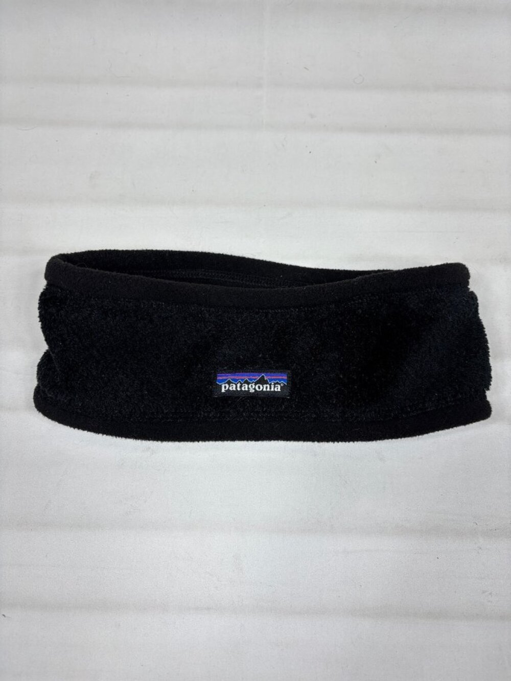Patagonia Synchilla Fleece Headband Ear Warmer Black Ski Trail Run Unisex